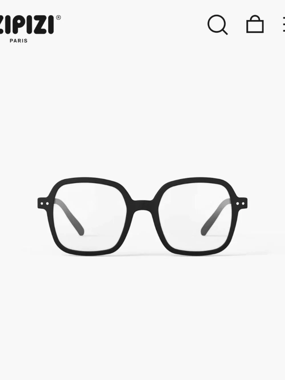 Izipizi Paris Office Black Reading Glasses +3.0